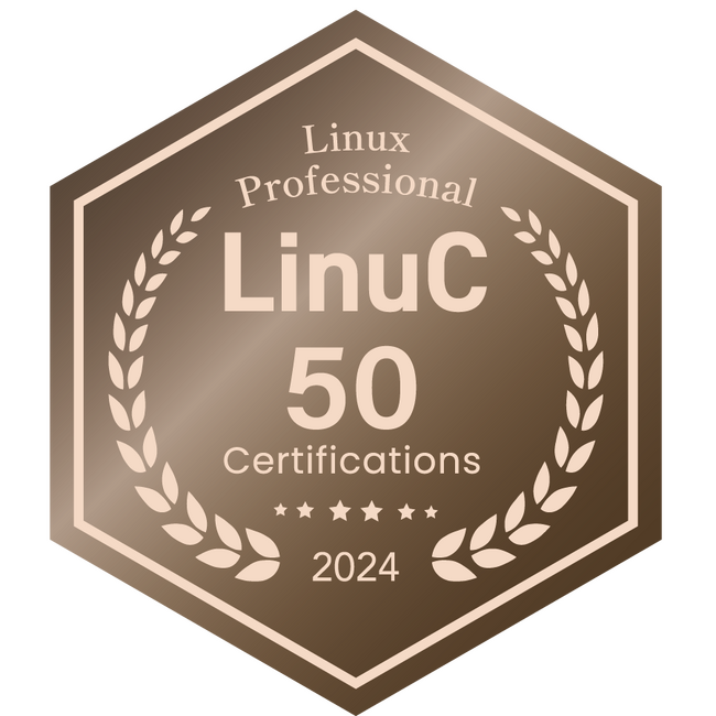 アイエスエフネットは「LinuC Award 2024」にてLinuC50認定バッジを贈呈されました