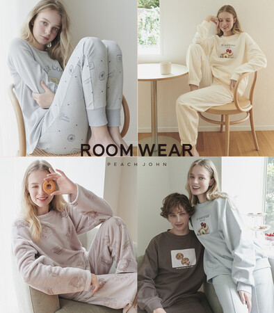 PEACH JOHN ROOMより、冬の新作コレクションが新登場！第１弾はクッキーをテーマにした定番人気のワッフル素材やスウェット、フリース素材のルームウェア。