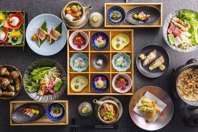 ヒルトン名古屋 日本料理「源氏」お二人で芳醇な香りの松茸を味わい尽くす「松茸会席 結-YUI-」提供開始