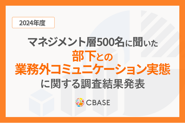 マネジメント約500名に聞いた「上司と部下の業務外コミュニケーション」に関する調査結果発表　業務外のランチや飲み会を定期的に実施している回答は3割以下となり、実施していない割合の方が多い結果に