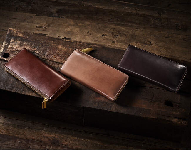 【ココマイスター】コードバンを使用した財布に本日新色登場！