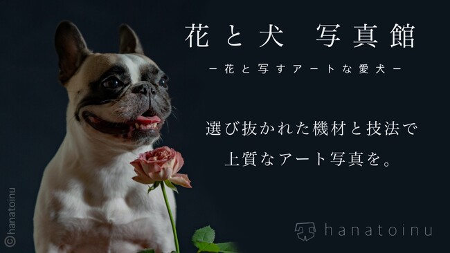 「花と犬」写真館！9月27日（金）12:00応援購入サービスmakuakeにて先行予約スタート！