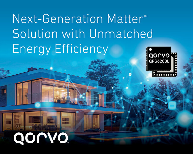 Qorvo(R)、業界最高水準のエネルギー効率を備えた次世代Matter(TM)ソリューションを発表