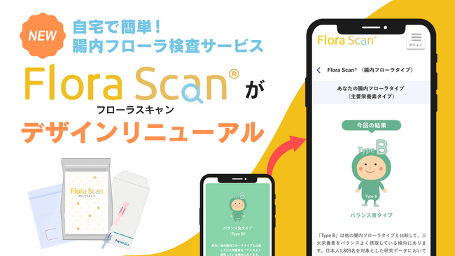 腸内フローラ検査サービス「Flora Scan(R)」結果レポートのデザインをリニューアル