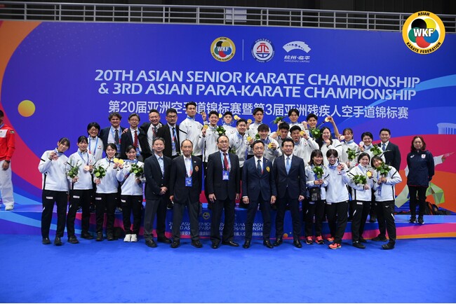 【大会結果報告】第２０回アジアシニア選手権大会、第３回アジアパラ空手道選手権大会　白熱の試合が繰り広げられました！