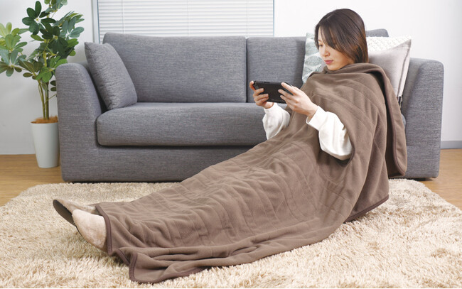 『ヒーターでいつもぽかぽか「だら活毛布」』を発売