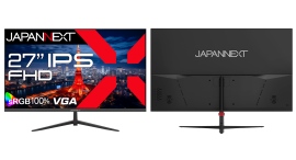 JAPANNEXTが27インチのIPSパネルを搭載したフルHD解像度の液晶モニターを20,480円で9月27日(金)に発売 JAPANNEXTが27インチのIPSパネルを搭載したフルHD解像度の液晶モニターを20,480円で9月27日(金)に発売