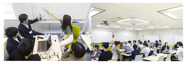 日立コンサルティングが独自に開発した「DEIゲーム」を、日立製作所の新入社員研修に提供