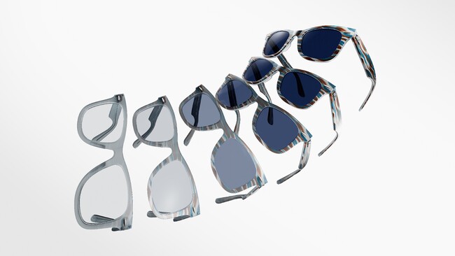 太陽光で色が変わるフレーム、Ray-Ban(R) Changeを発売