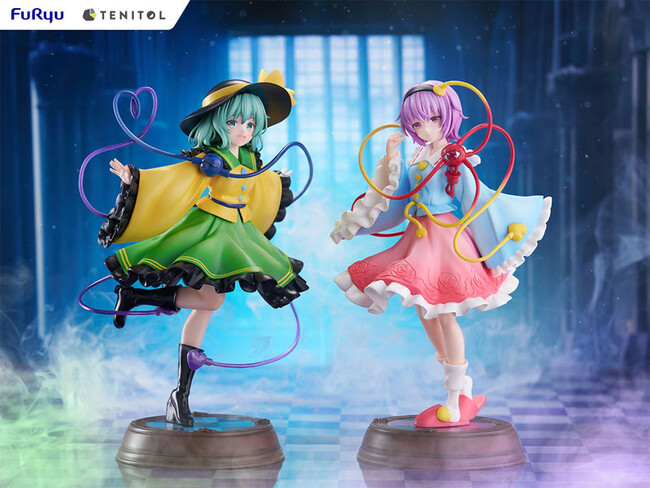 「東方Project」より『古明地さとり＆古明地こいし』がお得な2体セットになって『TENITOL』シリーズフィギュアに登場。