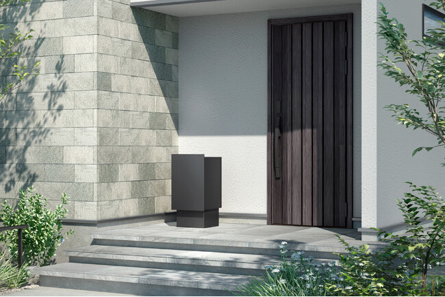 再配達の削減につながるファサード商材「宅配ボックスKN」にポール建て仕様と据置仕様を追加し、発売