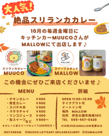 【大人気!!】旨みたっぷりで絶品！本場のスリランカカレーランチ in MALLOW
