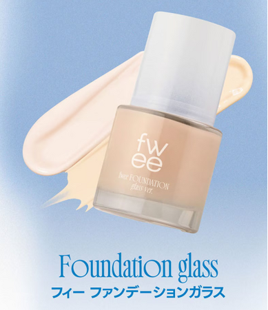 韓国コスメブランド『fwee(フィー)』から「ファンデーションガラス」が全国バラエティショップで販売開始！