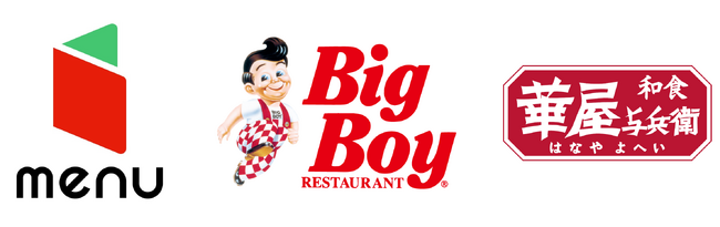 menuにハンバーグ＆ステーキレストラン「ビッグボーイ」と和食ファミリーレストラン「華屋与兵衛」が初登場！