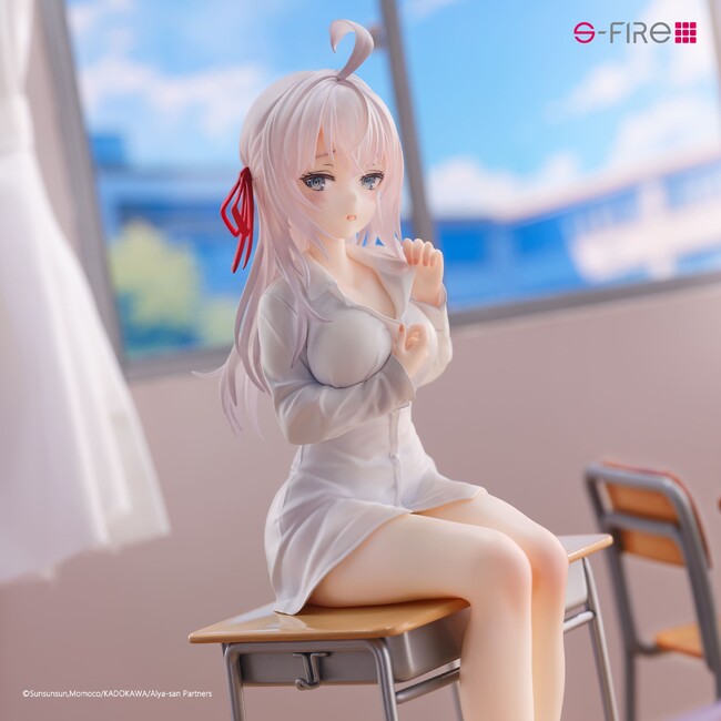 TVアニメ『ロシデレ』アーリャが1/7スケールでフィギュア化！服を脱ぎ始めるドキドキのシーンを再現