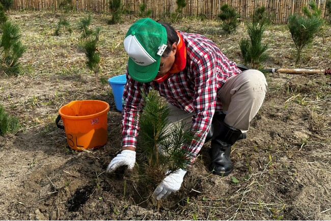 【JX石油開発】新潟県胎内市における森林保全ボランティア「ＪＸ中条の森づくり活動」について