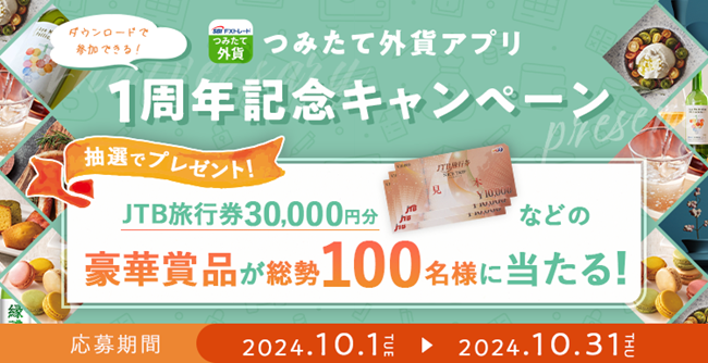 SBI FXトレード、「つみたて外貨」専用アプリ リリース1周年のお知らせ