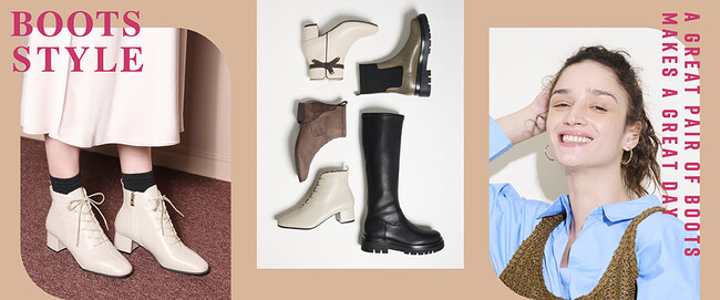 今秋注目の“厚底”や“レースアップ”のレディースブーツが大集合！定番からトレンドまで「2024年秋冬新作ブーツ」を販売中