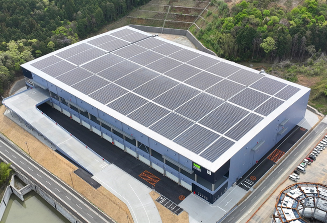日本ベネックス、滋賀県湖南市にて約3.3MWの屋根借りメガソーラーを稼働