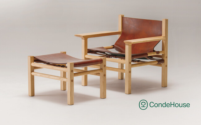 カンディハウスと当麻町がコラボレーションしたイージーチェアーとオットマンのセット「T A C K　L U X」が、数量限定でふるさと納税返礼品に復活！