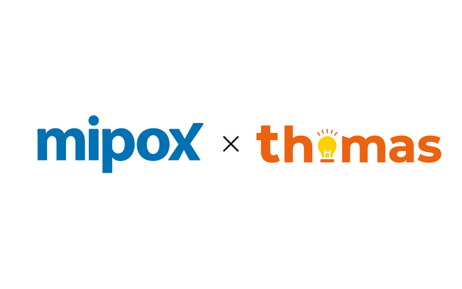thomas株式会社、Mipox株式会社と資本業務提携契約を締結