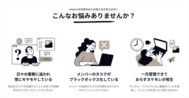 株式会社TEMP、Notionを活用したタスク管理支援サービスを開始【小規模チーム/個人事業主向け】