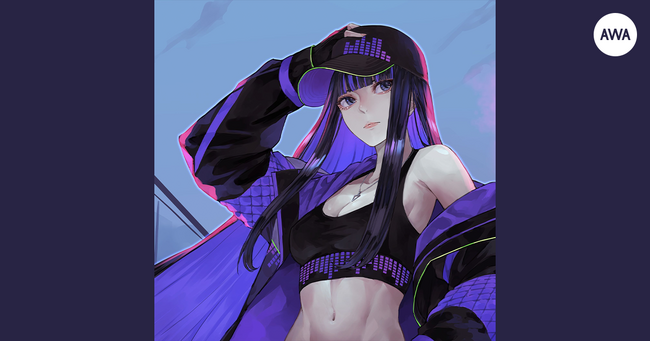 未来を「描く」アーティストとして活動するVision Singerの「Ibuki」が“夜に聴きたい曲”をテーマに「AWA」でプレイリストを公開