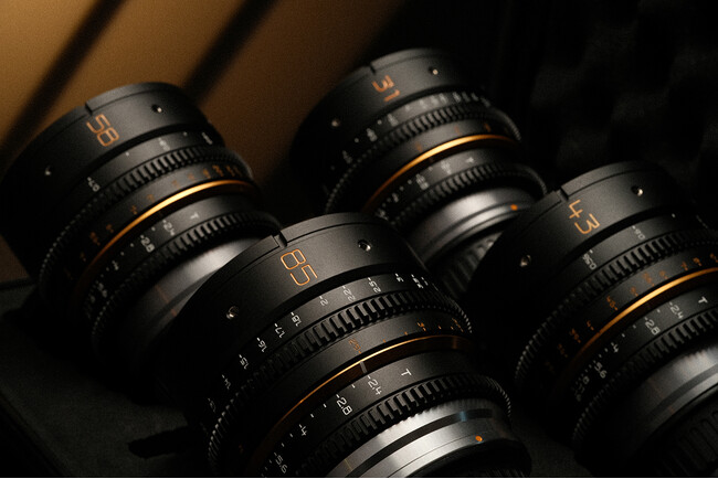 毒鏡 DULENS APO Mini Prime 31/43/58/85mm T2.4 シネマレンズ キヤノンEF/PLマウント 販売開始