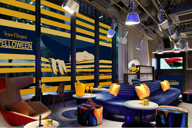 【アロフト東京銀座】「ヴーヴ・クリコ」とコラボレーションしたハロウィンイベント「Yelloween 2024 @Aloft Tokyo Ginza」を開催