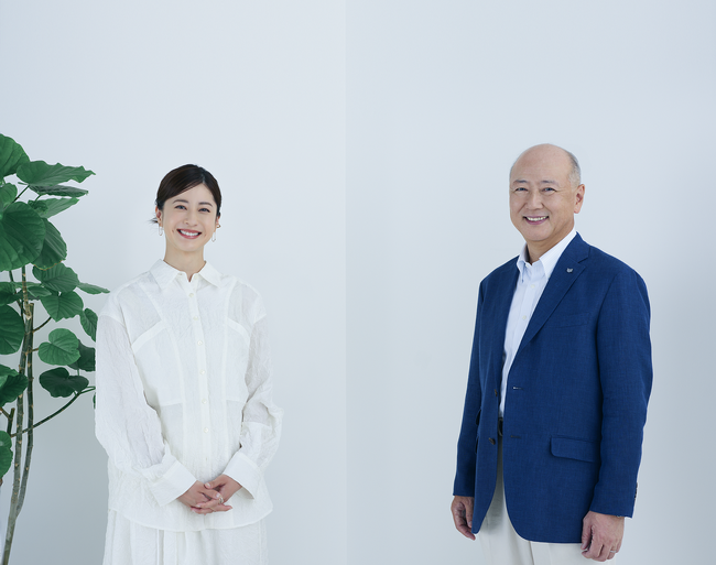 テレビCMに出演中の松本若菜さんとキヤノンマーケティングジャパン社長 足立正親が対談する新CM「対談・AI防災篇」と対談コンテンツを公開