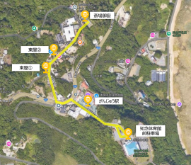 図1.実証走行ルート 図1.実証走行ルート