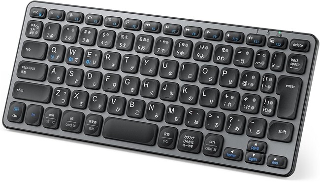 【iClever】デュアルモードのワイヤレスキーボード新色グレーブラックを新発売！30％OFFセールも開催！