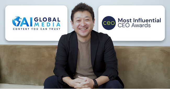 ジョリーグッド代表 上路健介、英メディアCEO Monthlyで「Most Influential CEO Awards 2024」を受賞