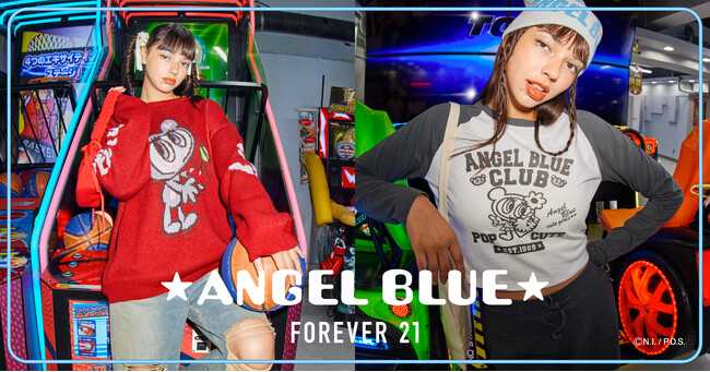 「FOREVER 21」が、35周年を迎える「ANGEL BLUE」の “ナカムラくん” を含む大人気キャラクターと初コラボ！