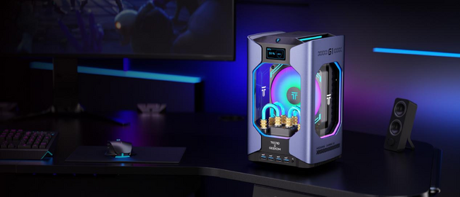 TECNOとGEEKOMがMEGAMINI G1を発表：自社史上最小の水冷式ゲーミングPC