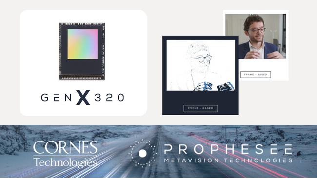 イベントベースビジョンセンサー（EVS）のリーディング企業Prophesee社が、イメージング製品を多く扱うコーンズテクノロジーと代理店契約を締結