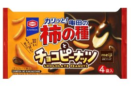 『80g 亀田の柿の種とチョコピーナッツ』 『80g 亀田の柿の種とチョコピーナッツ』