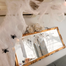 蜘蛛のオブジェクトと鏡 蜘蛛のオブジェクトと鏡