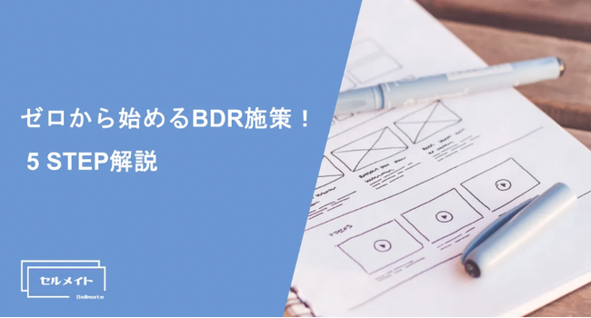 「ゼロから始めるBDR施策！5STEP解説」を大公開！