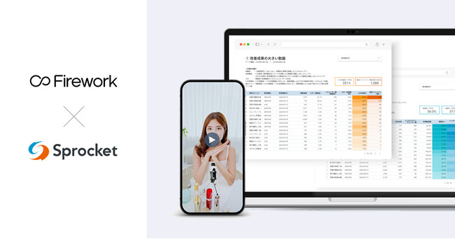 FireworkとSprocket連携でサイト内動画の効果を可視化し、改善につなげる「成果ダッシュボード」を提供開始