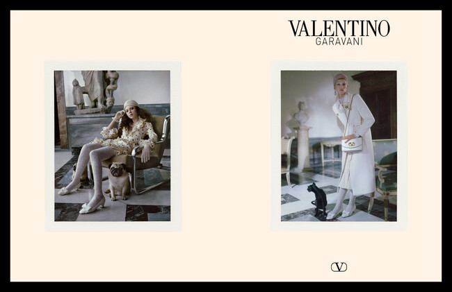 ヴァレンティノ、2025年プレスプリングコレクション　'アヴァン レ デビュ’ の広告キャンペーンを発表