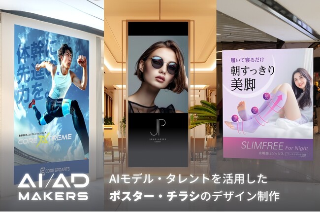 株式会社JPCがAIモデル・タレントを活用したポスター・チラシのデザイン制作サービスを開始