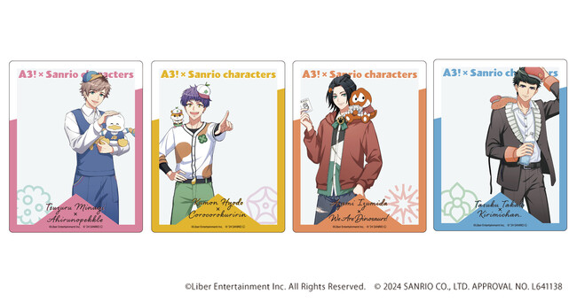 『A3!×サンリオキャラクターズ』より、描き下ろしイラストを含めたグッズの予約受付を開始！
