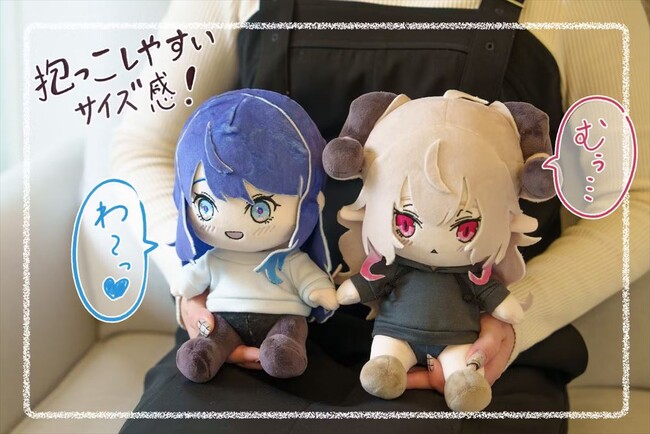こむぴさんの描く「夏海ちゃんとノアちゃん」が初のぬいぐるみになって登場！