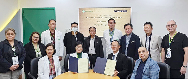 オリンパス、フィリピン のRizal Medical Centerと内視鏡専門医の育成に向けて提携
