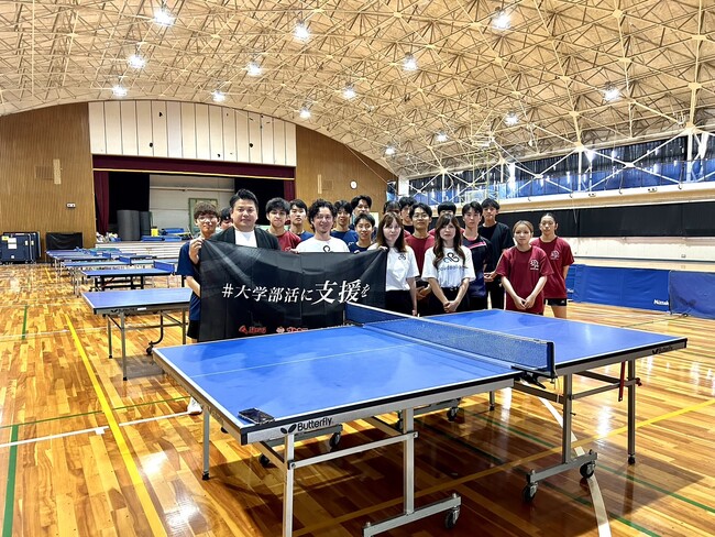 岡山大学卓球部と株式会社FISTBUMPのスポンサー契約が締結されました！