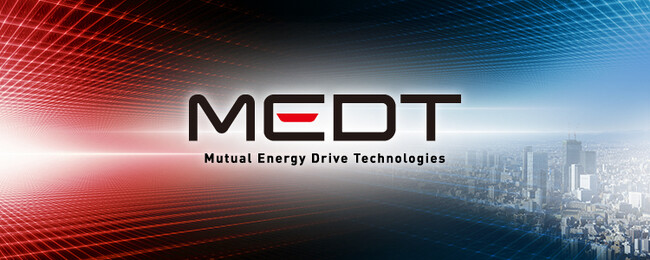 グループ会社の高砂製作所が、新技術ブランド MEDT（Mutual Energy Drive Technologies）を発表