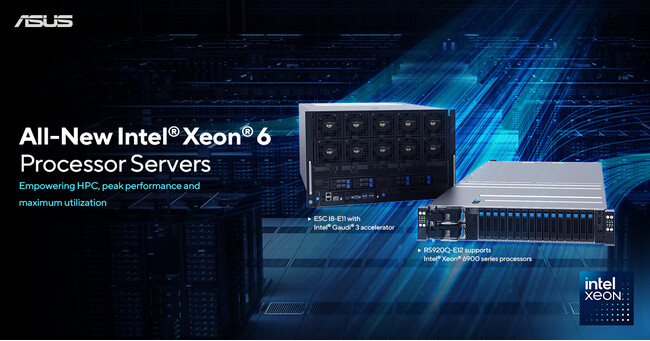 ASUS、革新的なインテル Xeon 6 プロセッサー搭載サーバーを発表