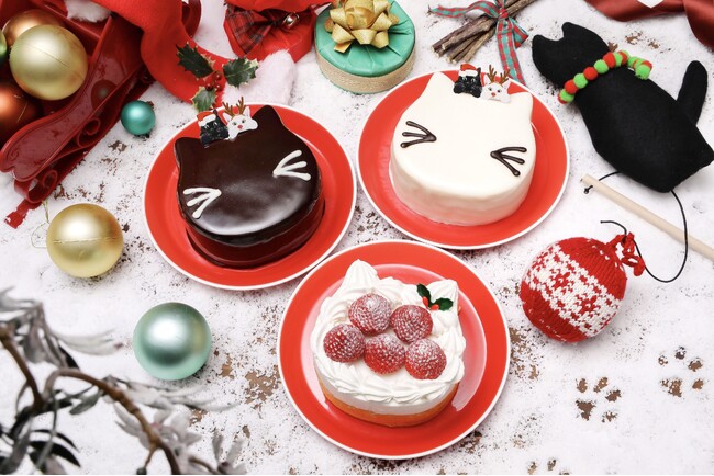 ～ Merry Christmas “Nya”ight ～ 聖なる夜を「ねこねこ」が彩る クリスマスケーキ2024 2024年10月15日（火）よりねこねこチーズケーキ取扱店舗にて予約受付開始！