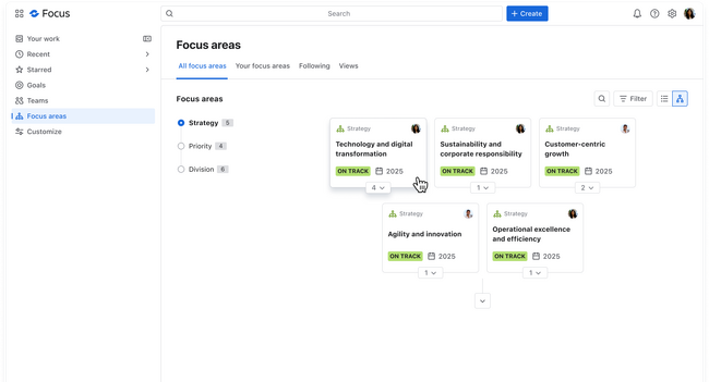 Atlassian Focus - 企業戦略とプランニングのための製品を発表
